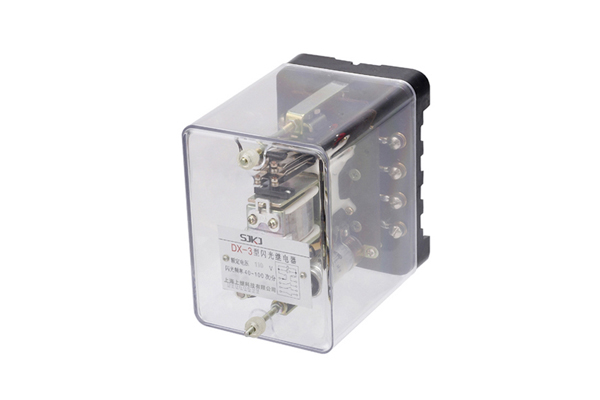 DX-3閃光繼電器的說(shuō)明書與接線圖
